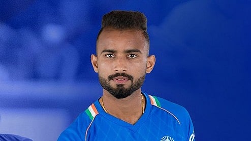 X | Hockey India : Sukhjeet Singh from the Hockey squad of India at the Paris Olympic Games 2024. 